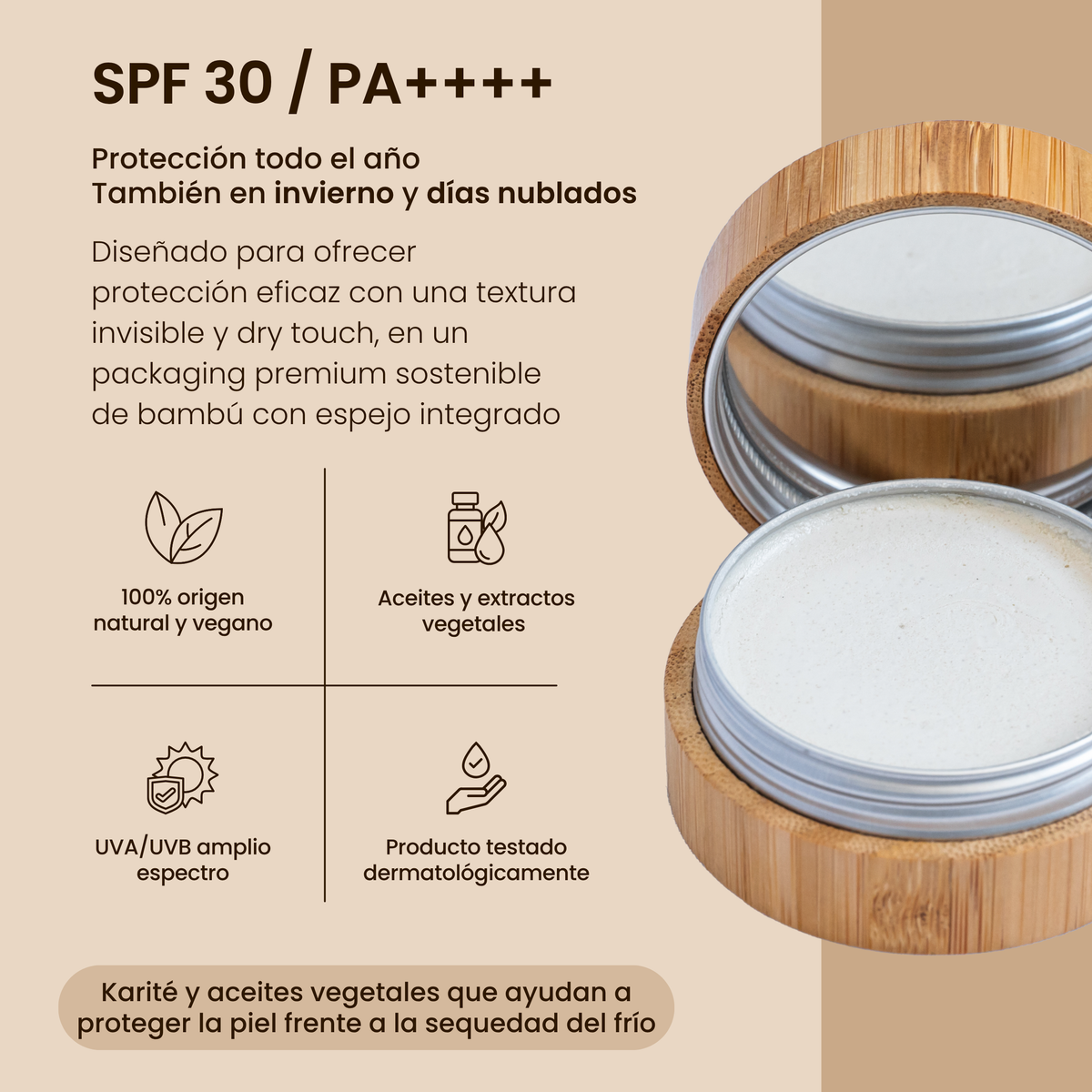 Mineral Sun Balm SPF 30 & PA ++++, 40 gr | 1.4 oz